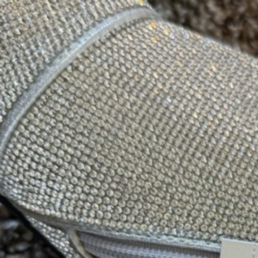 a new day Sparkling Silver rhinestone All Over Ankle Booties